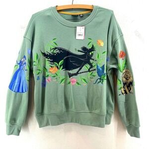 NWT Wicked For Good Target Sweatshirt Medium Elphaba Glinda Crewneck Pullover